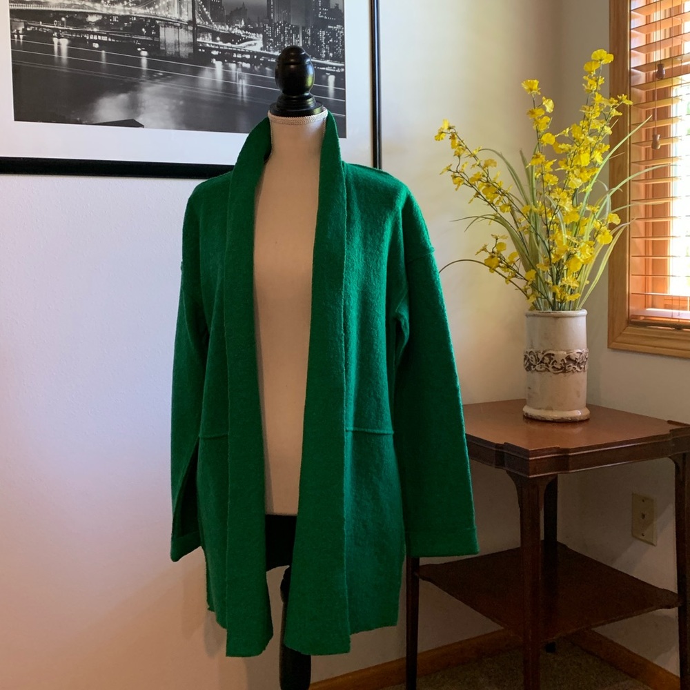 Green, Tahari, sweater